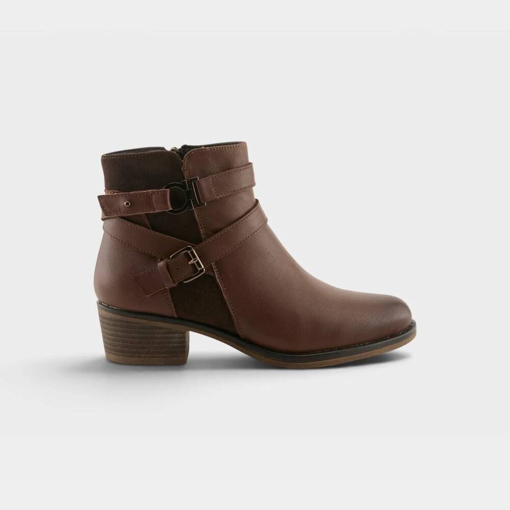 NEW SPRING STEP SHOES women's kochela booties in brown